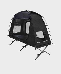 Folding Camping Tent Cots Off-Ground Shelter with Carry Bag for Hiking 2