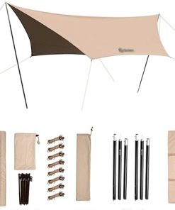 Lightweight Waterproof Tent Tarp for Camping and Backpacking Gear