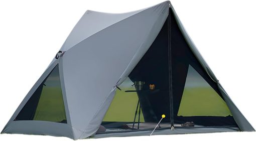 Easy Setup Beach Tent Automatic Triangular Canopy for Family Camping