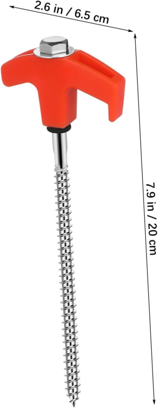 Heavy Duty 10 Pcs Tent Pegs Durable Metal Stakes for Camping - Image 2