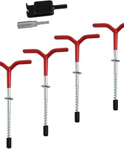 Ice Fishing Anchors Tent Stakes Power Drill Adapter Threaded Pegs