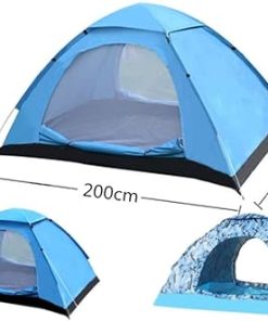 Instant Pop Up Dome Light Camping Tent UV Protected Family Shelter 2