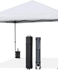 Inflatable 3x3m Outdoor Canopy Tent for Camping Pure White Gazebo