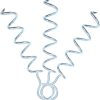 Heavy-Duty Steel Rebar Tent Stakes 18 Inch Durable 6-Pack Black 3