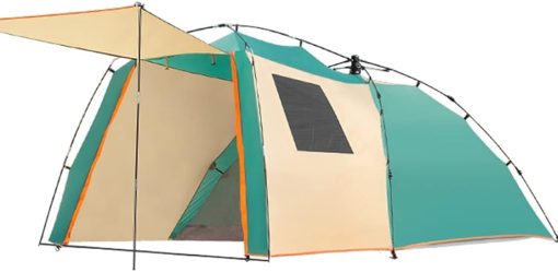 3 to 4 Person Family Camping Tent with Large Mesh Ventilation