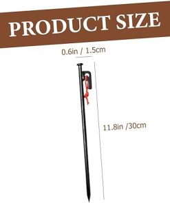 Heavy Duty 10pcs Tent Stakes for Camping Canopy and Rooftop Use 2