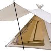 Elevated Inflatable Roof Tent for 2-3 People Quick Setup Black 4