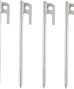 YARNOW Strong Stainless Steel Floor Nails for Tent and Outdoor Use