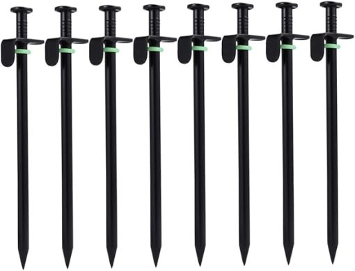 KESYOO 16pcs Heavy Duty Tent Pegs for Camping and Outdoor Use