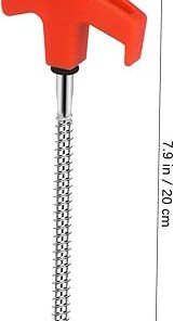 Heavy Duty Camping Stakes 10 Pack Spiral Shape Metal Tent Nails 2