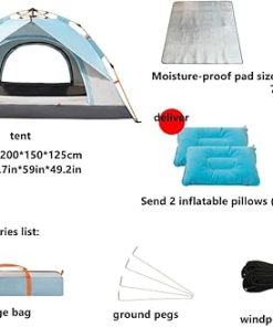 Lightweight 2-Person Camping Tent with Carrying Bag for Outdoor Use 2