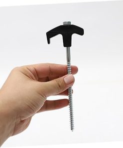Steel Nail Tent Stake Set 22 Pieces for Outdoor Camping and Beach Use 2