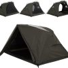 GODONG 2 Person Canvas Tent with Full Rainfly & Footprint, Breathable 4 Season Tent for Cold Weather, Winter, Glamping, Outdoor, Car Camping