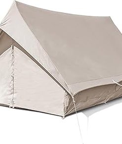 4 Season Nylon Canvas Wall Tent with Stove Jack for Camping Hiking
