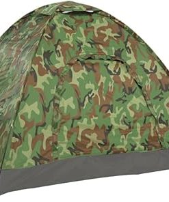 Lightweight Camouflage Tent for One Person Quick Setup Camping Shelter