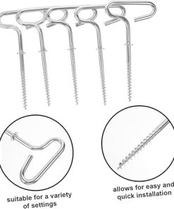 Heavy Duty Screw Tent Stakes for Ice Fishing 3 Pack Reinforced 2
