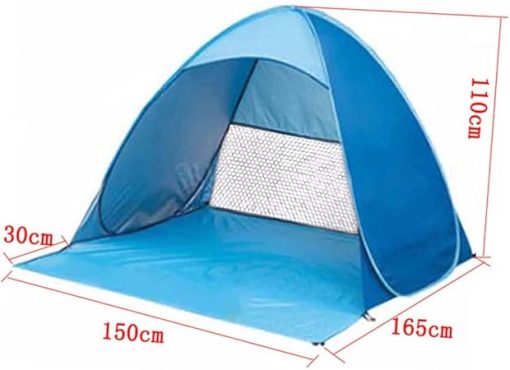 Portable Beach Tent Quick Setup Sun Shelter for Camping and Protection - Image 2