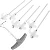 20 Pieces Iron Question Mark Tent Pegs for Camping and Outdoors 4