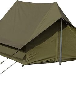 Retro 2-Person Rainproof Camping Tent for Hiking and Travel Outdoors