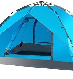 Double Layer Waterproof Camping Tent for 3-4 People Hiking Travel
