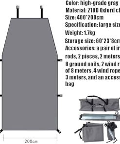Volkswagen CC Jetta Lupo Sharan Vento Camping Waterproof Awning 2