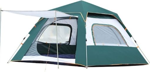 Foldable Waterproof Camping Tent for 3-4 People with Storage Bag
