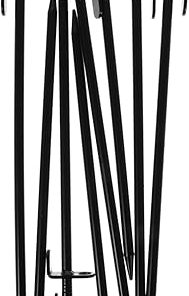 Heavy Duty Carbon Steel Tent Stakes 30cm 8pcs for Camping Outdoor
