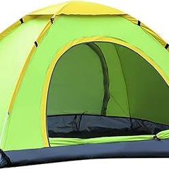 Portable Waterproof Camping Tent for Beach Hiking 1-2 Person Green