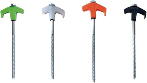 Heavy Duty Screw-in Tent Stakes and Hex Head Ground Anchors - Image 2
