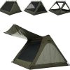 VEVOR Pop Up Tent for 4 Person, Easy Setup Waterproof Camping Tent 3