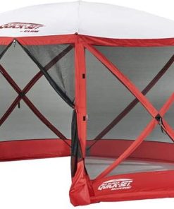 Clam 14200 Polar Trailer Quick-Set Escape Sport Screen Shelter Red White