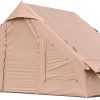 Gorich Beach Tent with Canopy – Easy Setup 3-6 Person Portable Sun Shelter, UPF 50+ UV Protection Sun Shade with Extra-Large Sandproof Waterproof Beach Blanket, 10x9ft 3