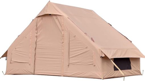 Large Waterproof Inflatable Camping Tent for 5-8 People Easy Setup