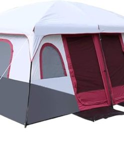 Windproof Waterproof Multi-Person Camping Tent for Outdoor Use