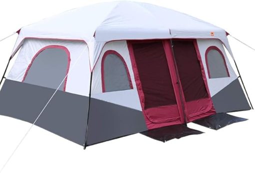 Windproof Waterproof Multi-Person Camping Tent for Outdoor Use