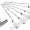 50 Pack DIY U Shaped Ground Nails for Gardening Tent Pegs Outdoor Use 3