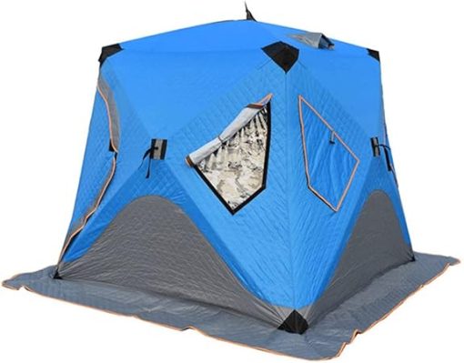 Winter Fishing Tent for 3-4 People Warm Cotton Outdoor Camping