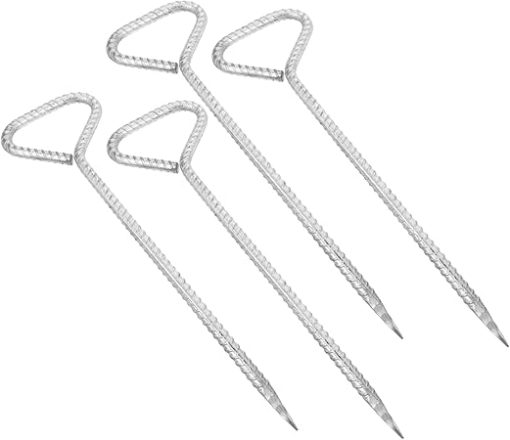 Heavy Duty Tent Stakes 4pcs for Outdoor Activities and Camping