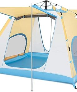 Portable Water-Resistant Camping Tent with Accessories 200x200x140CM