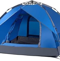Double Layer Instant Setup Waterproof Camping Tent for 3-4 People
