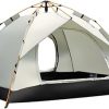 Tangkula 6×6 Ft Portable Beach Cabana with Sidewall and Sandbags 3