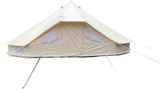 Large Waterproof Canvas Bell Tent for Family Camping and Glamping