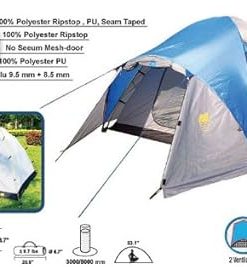 South Col 4 Season 3 Person Backpacking Tent Weighs 9.7 Pounds 2