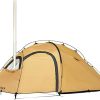 4 Person Canvas Tent with Rainfly Footprint Easy Setup Family Tent 4