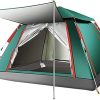 Pop-Up Family Camping Tent for 2-4 People Waterproof Instant Setup