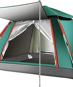 Pop-Up Family Camping Tent for 2-4 People Waterproof Instant Setup