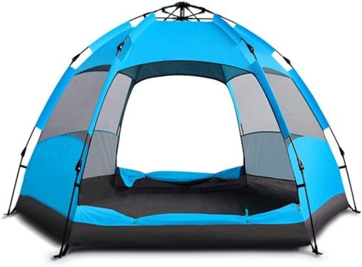 Hexagonal Waterproof Camping Tent with Automatic Speed Opening