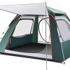 Dome Tent Automatic Instant Pop-Up Tent, 3-4 Person Double-Layer Outdoor Camping Tent with Rainstorm Protection & UV Resistance for Hiking, Picnic, and Travel 4