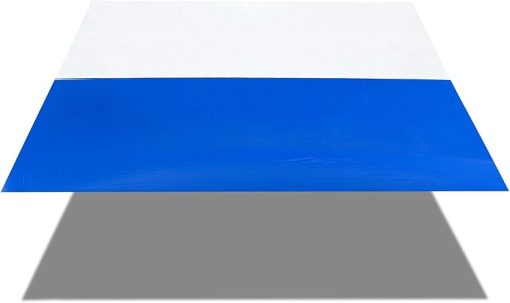 Alion Home Nylon Ripstop Water Repellent Fabric for Sun Shelter, Home Flag, Outdoor Banner, Beach Tent, Shade Canopy and Kite, Two-Tone Vibrant Color (9' x 15', Blue&White)