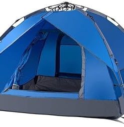 Automatic Camping Tent for 3-4 People Waterproof Foldable for Travel